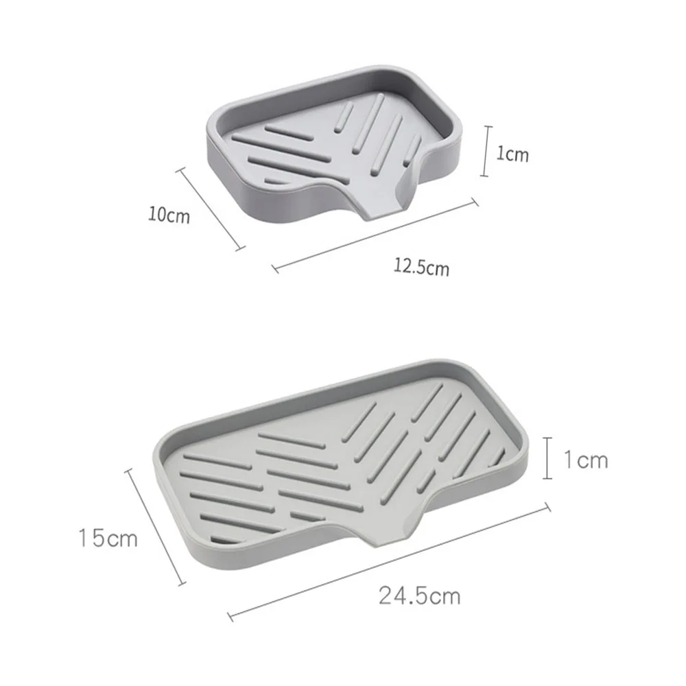 Подставка для мыла со встроенной губкой Силиконовый Лоток кухонной раковины