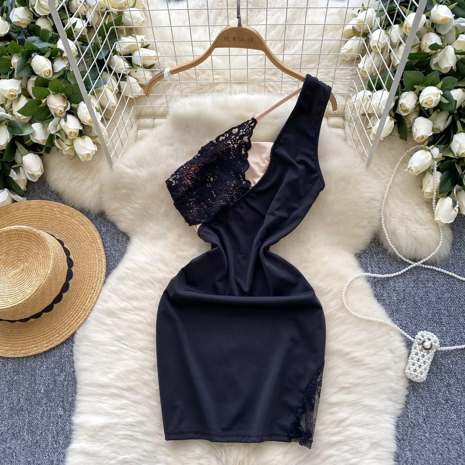 Винтажные элегантные платья-карандаш без рукавов с диагональным воротником