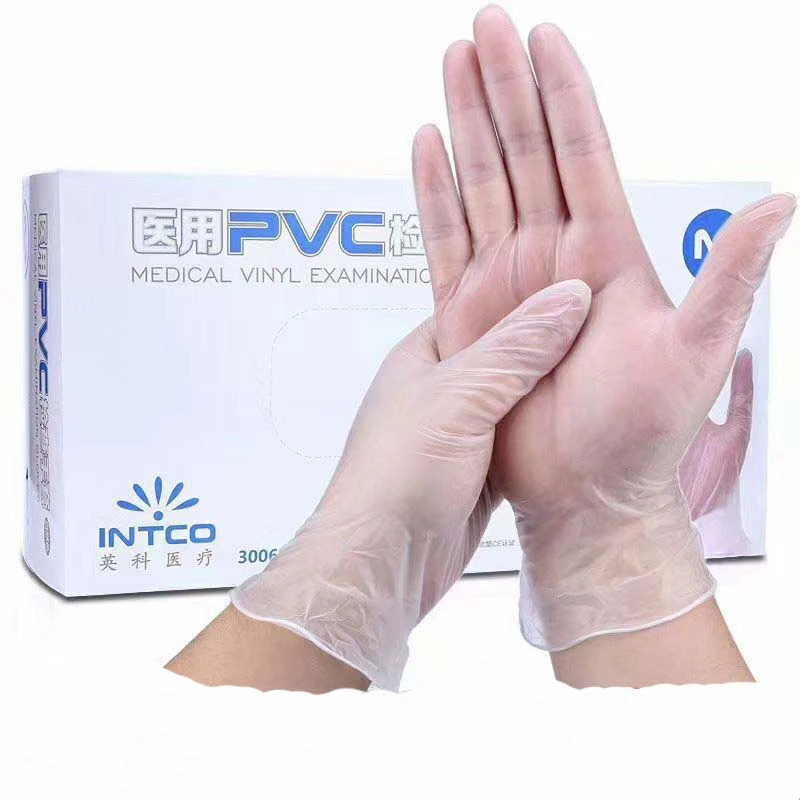 Inke Disposable Synthetic Pvc Gloves Nitrile Gloves 100 Pcs/Box Powder Free Synthetic Tpe Gloves