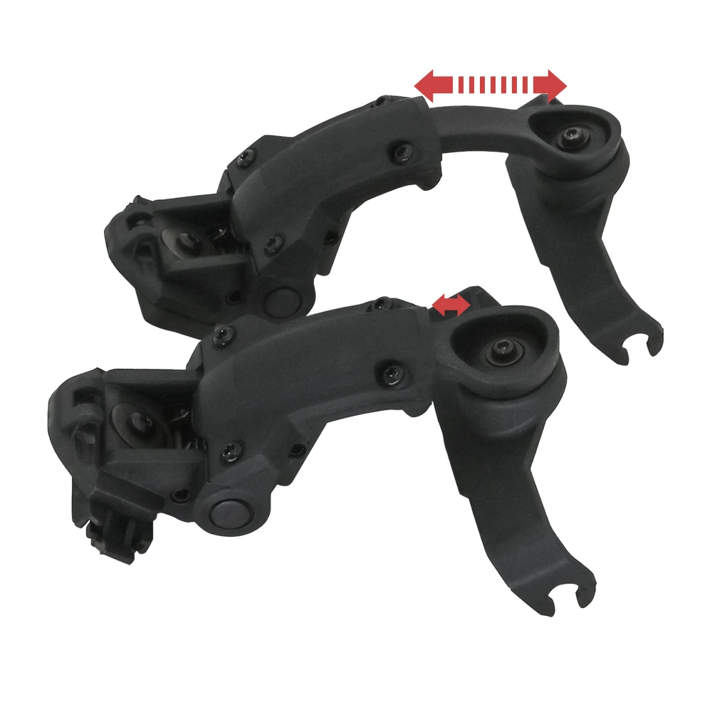 Tactical sports helmet mount ARC rail adapter, compatible with MSA Sordin tactical headset