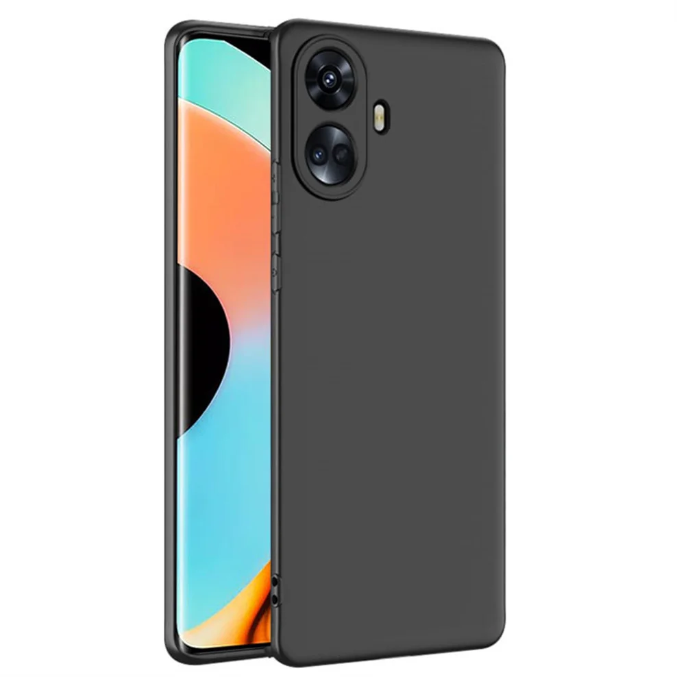 

realme 10 pro+ case, black cover for realme 10 pro plus soft liquid tpu phone cases realme10 5g oppo realmi 10pro plus case