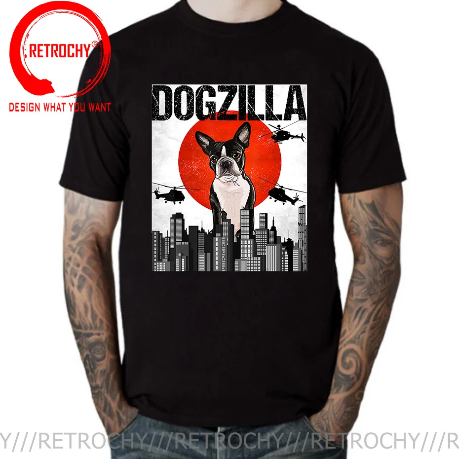 

Забавная Винтажная футболка в японском стиле с надписью «Dogzilla Beagle»