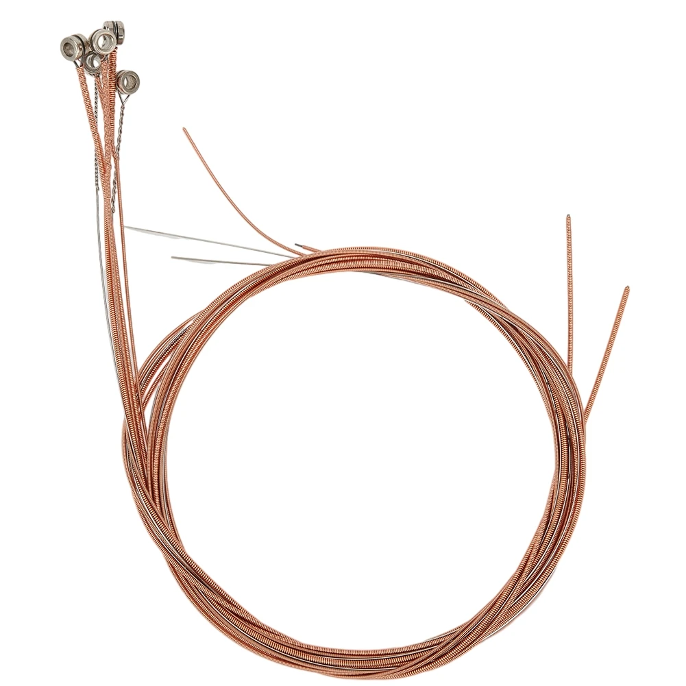 

Acoustic Guitar Strings Set 1 Set 35.4 Inch Acoustic Strings Copper Guitar Accessories Hold Tune Stable Replacement