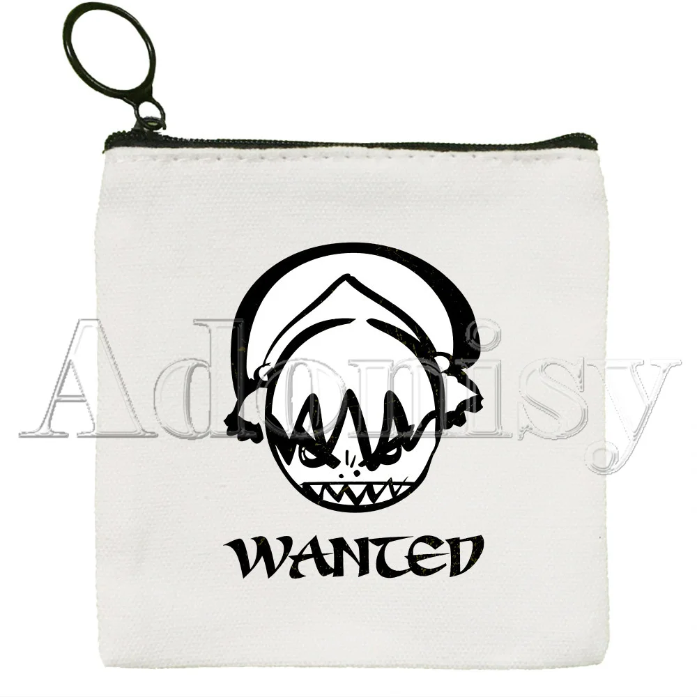 Avatar The Last Airbender Korean Cartoon Coin Purse Female Mini Canvas Art Cute Key Case Coin Purse Student Wallet