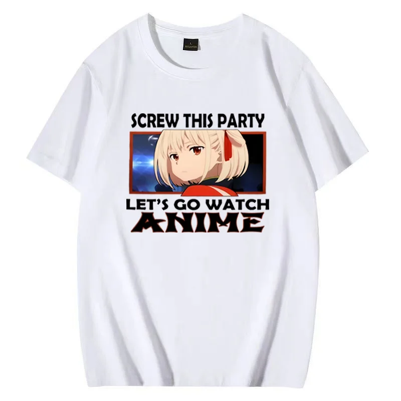 

Go for party， 2023 summer Men Women anime lover t-shirt clubwear Exquisite gift，Unisex Cotton Oversized Tees