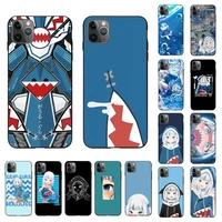 maiyaca gawr gura hololive anime phone case for iphone 11 12 13 mini pro xs max 8 7 6 6s plus x 5s se 2020 xr cover