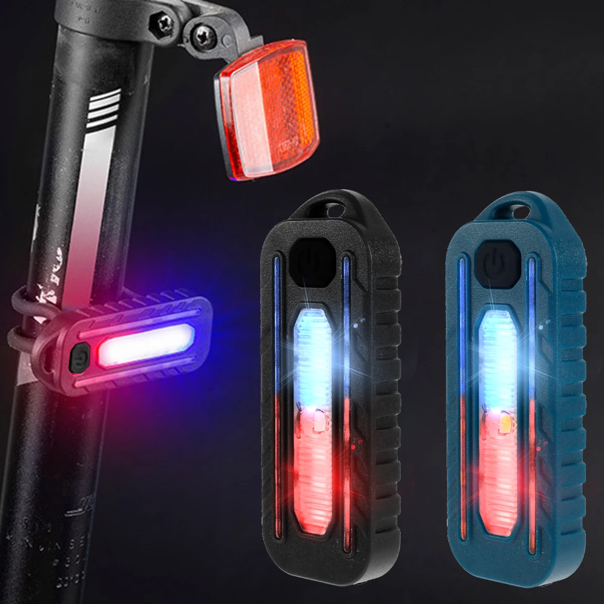 

LED Bicycle Tail Light 5 Lighting Modes USB Rechargeable Rear Bicycle Light Bike Taillight Cycling Lamp Bicycle Accessories