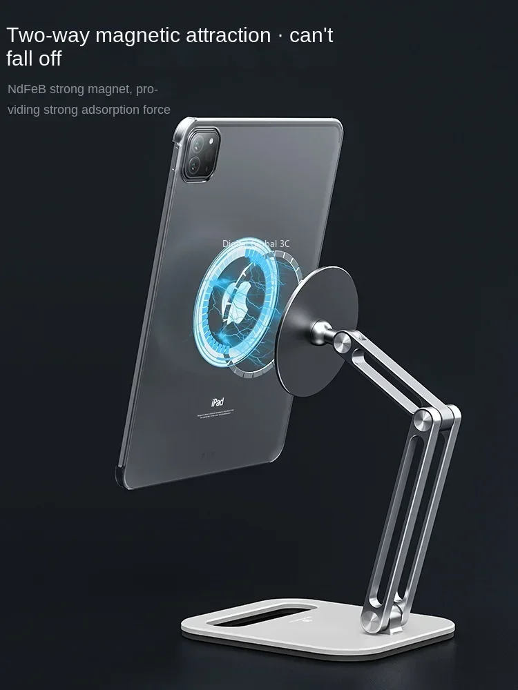 Металлический магнитный держатель для планшета настольная подставка Suporte Ipad Pro
