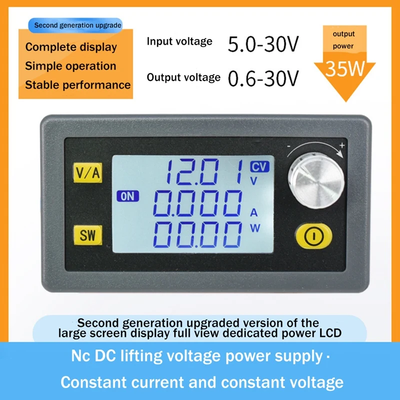 

CNC DC 35W Adjustable Regulated Power Supply Constant Automatic Buck Boost Converter Power Current Module