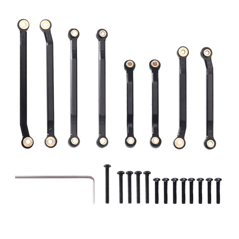 8 шт. набор металлических стержней подвески с высоким зазором 9749 для Traxxas TRX4M 1/18