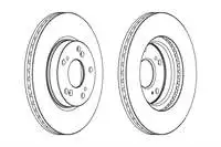 

FERODO DDF1539C ON BRAKE DISC (MIRROR) PNEUMATIC CIVIC 2007 2011 CRV 2002 2006 (282 × 5)