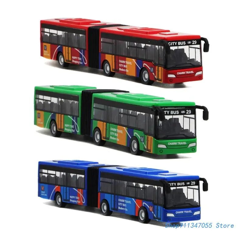 Pull Back School Bus Toy Classic Shuttle Bus Diecast Bus Set Pull Back Mechanism Drop shipping