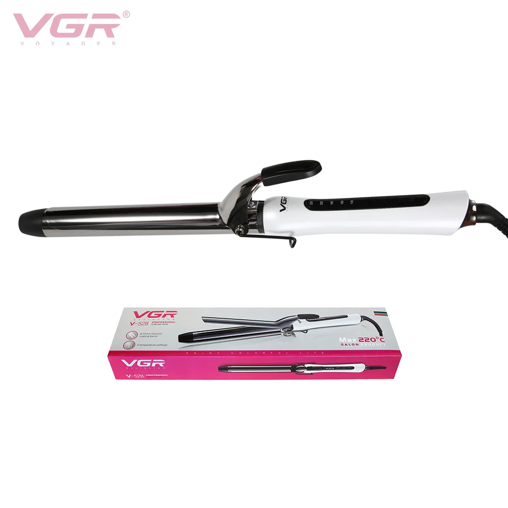 

VGR Hair Curler Personal Care Professional Display Styling Tools Digital Fashion Modelling Salon Hair Curler Curling Iron V-528