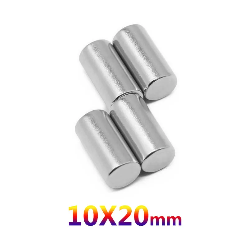 Супермощные магниты 10 х20 толстые Постоянные неодимовые Круглые мм 2/5/10/15/20/30 шт.