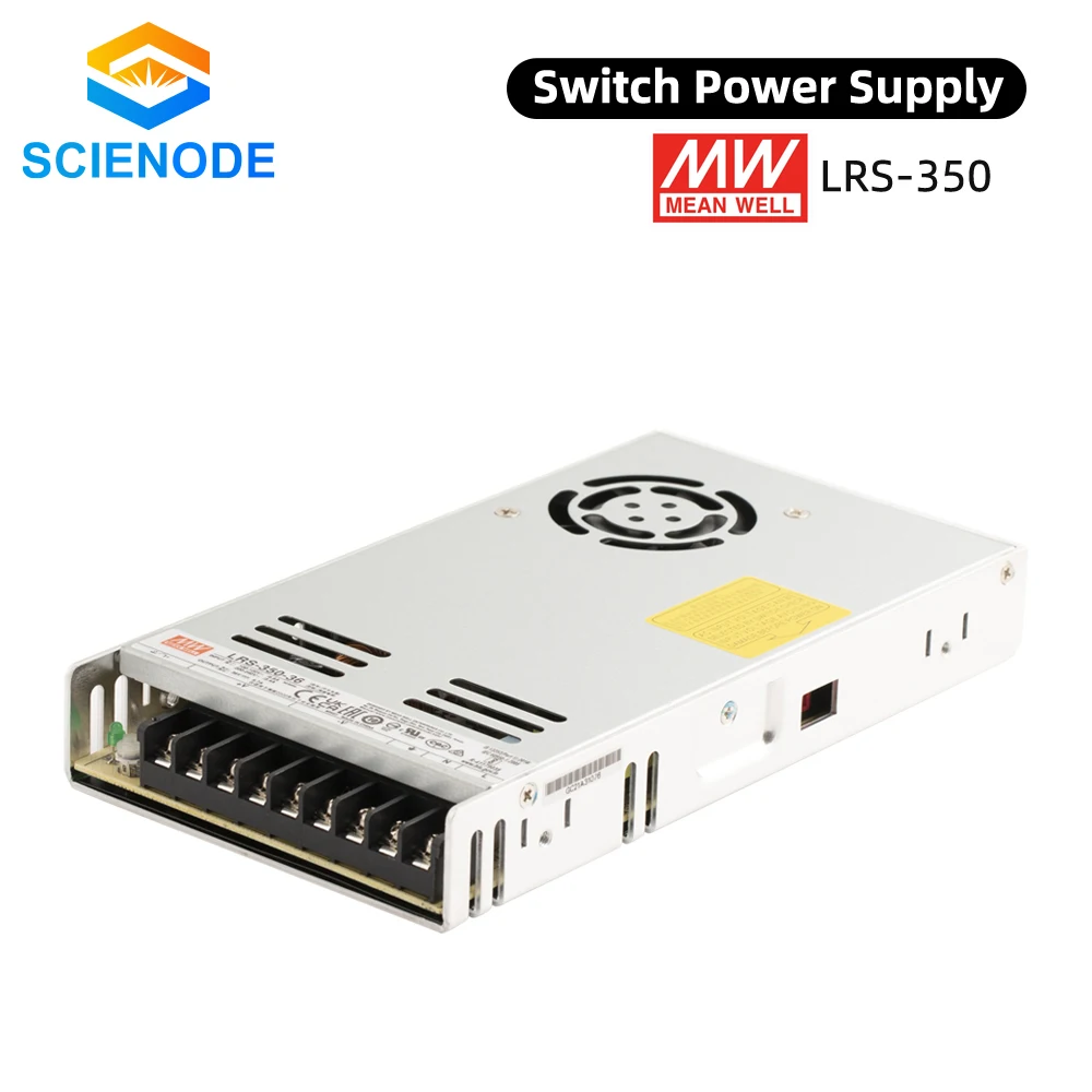 Импульсный источник питания Scienode Meanwell LRS350 постоянный ток 12 В 24 36 48 350 Вт одинарная