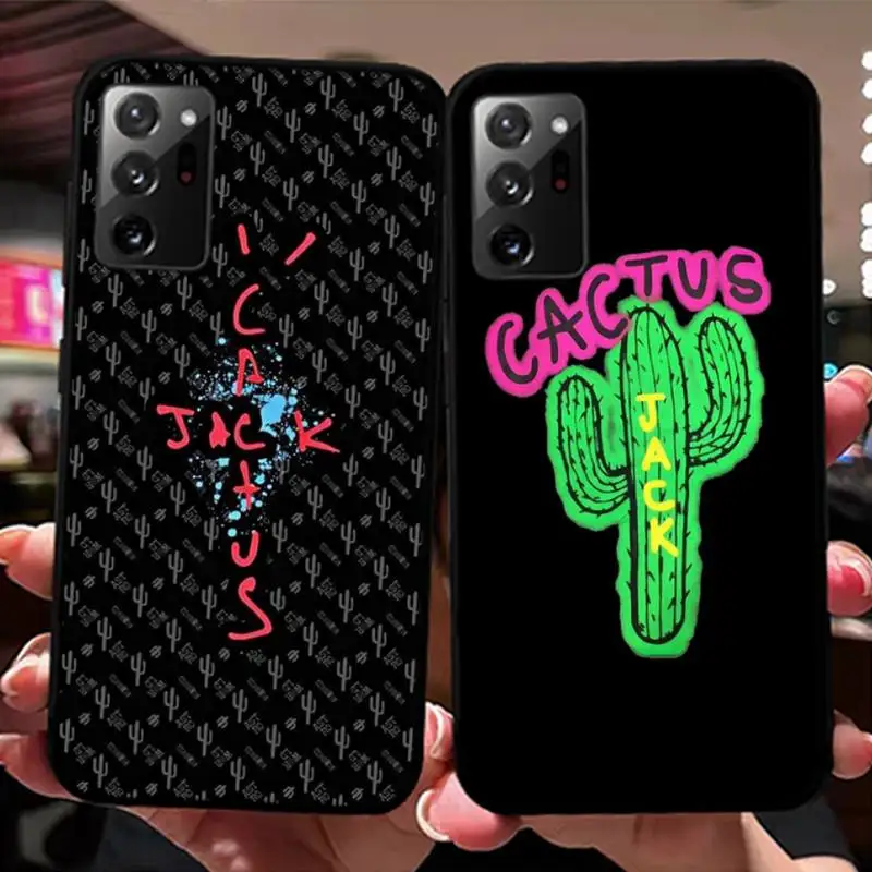 

cactus jack Travis Scott hiphop fashion Phone Case for Samsung Note 5 7 8 9 10 20 pro plus lite ultra A21 12 72