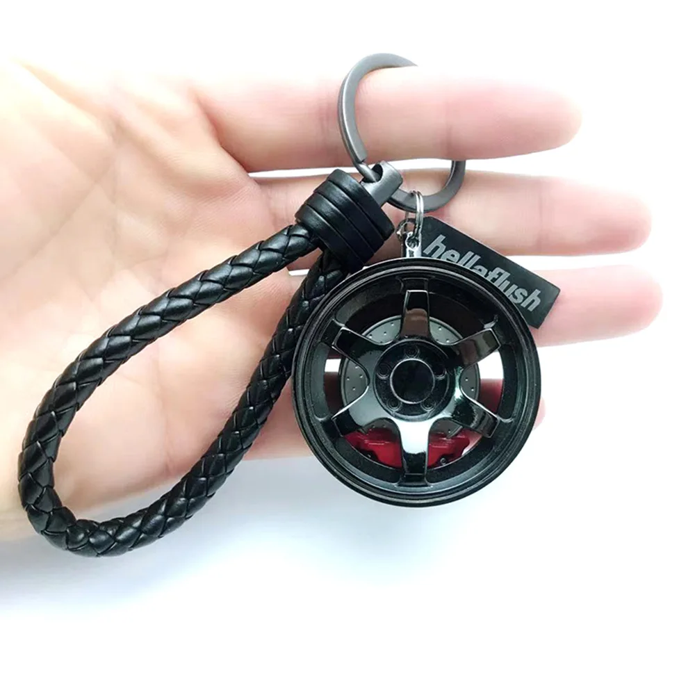 

Hot Sales Car Key Ring Wheel Hub Key Chain Chaozhou Brand Retrofit Wheel Hub Metal Key Hanger Universally Automotive Accessories