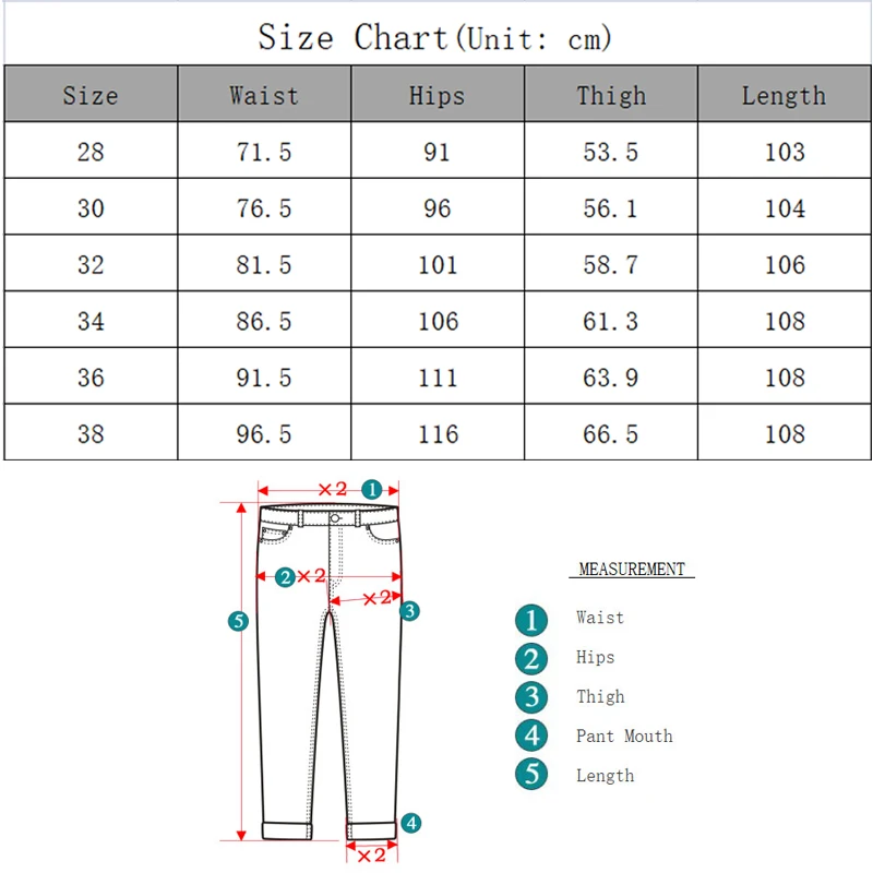 Men's Stretch Skinny White Jeans Men Fashion Casual Elastic Cotton Slim Denim Trousers Male Brand Clothing jeans for men