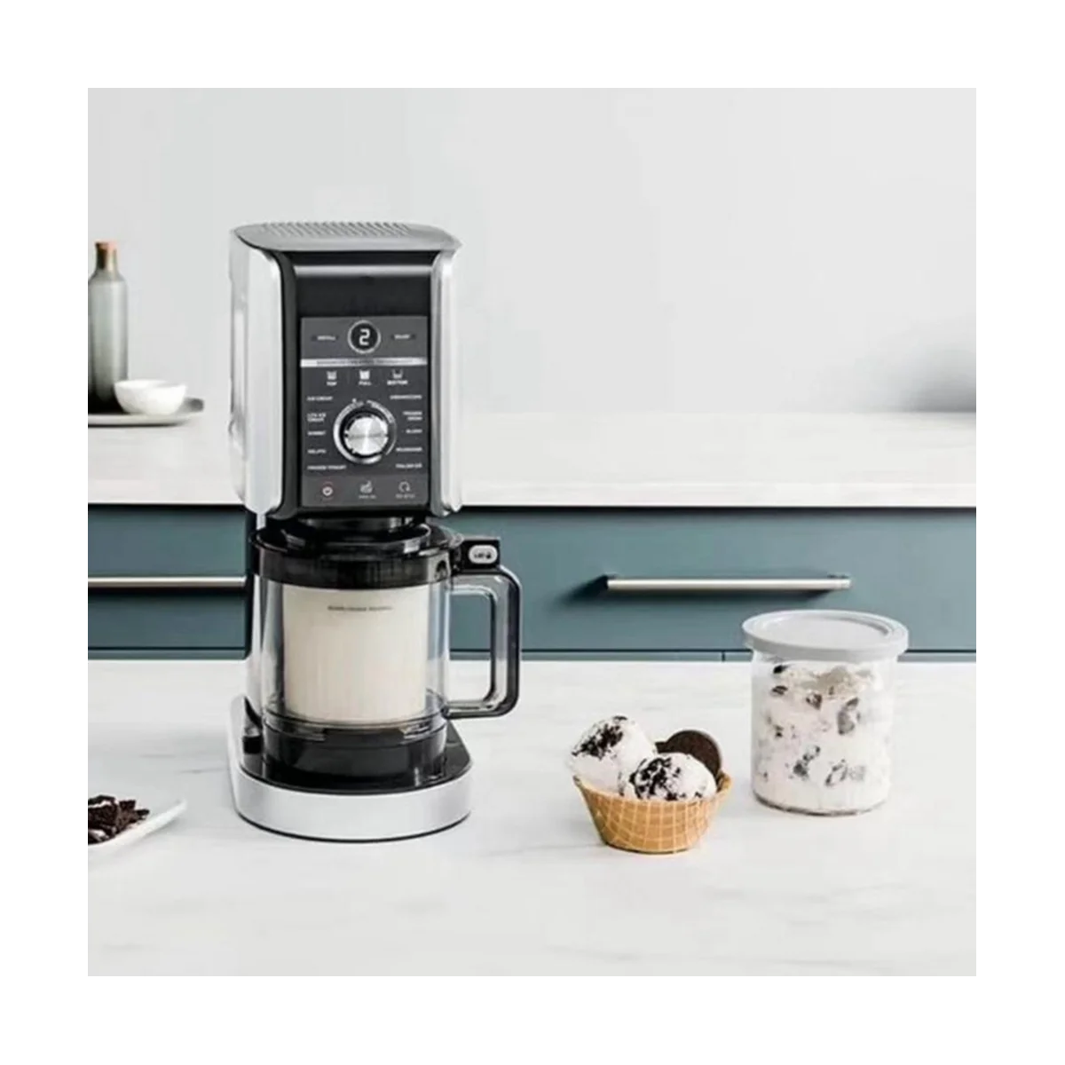 2 упаковки для Ninja XSKPLID2CD совместимы с серии NC299AMZ и NC300S мороженого Makers1 Pint C