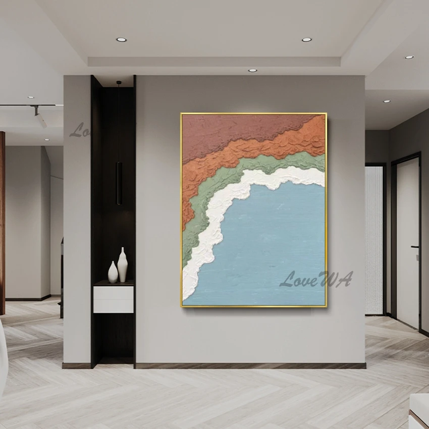 

Handmade Wall Decoration Textured Modern Acrylic Canvas Artwork Oil Painting Canvas Art Free Shipping New Paintings Design