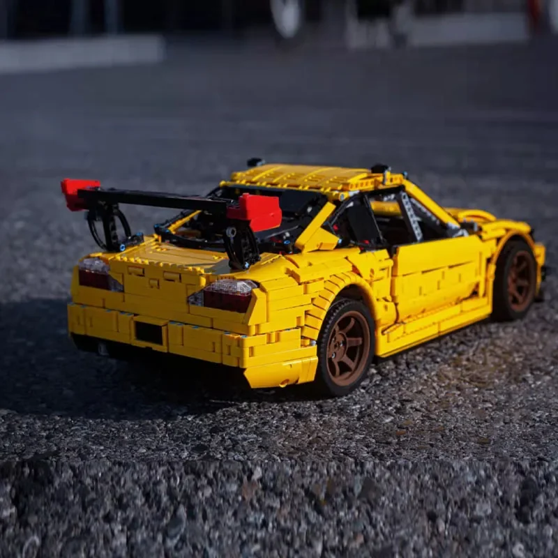 Фото Совершенно новый 4239Moc-61988 NGK Silvia S15 суперкар с жесткой строчкой для мальчиков, строительные блоки, развивающие игрушки, подарок на Рождество и день рождения №1
