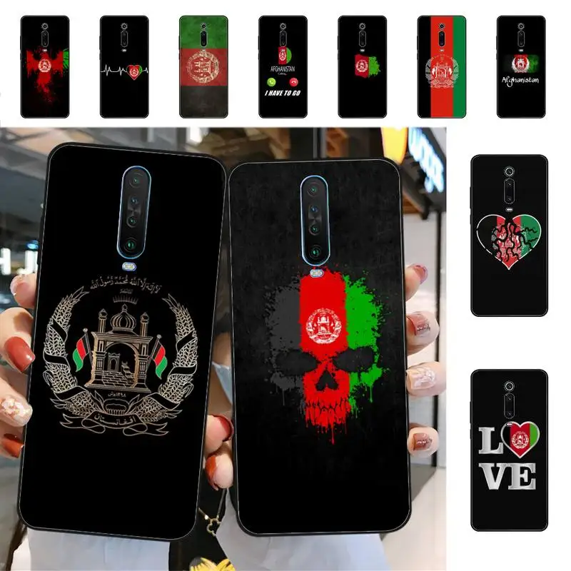 

Afghanistan Flag Phone Case for Redmi 5 6 7 8 9 A 5plus K20 4X 6 cover