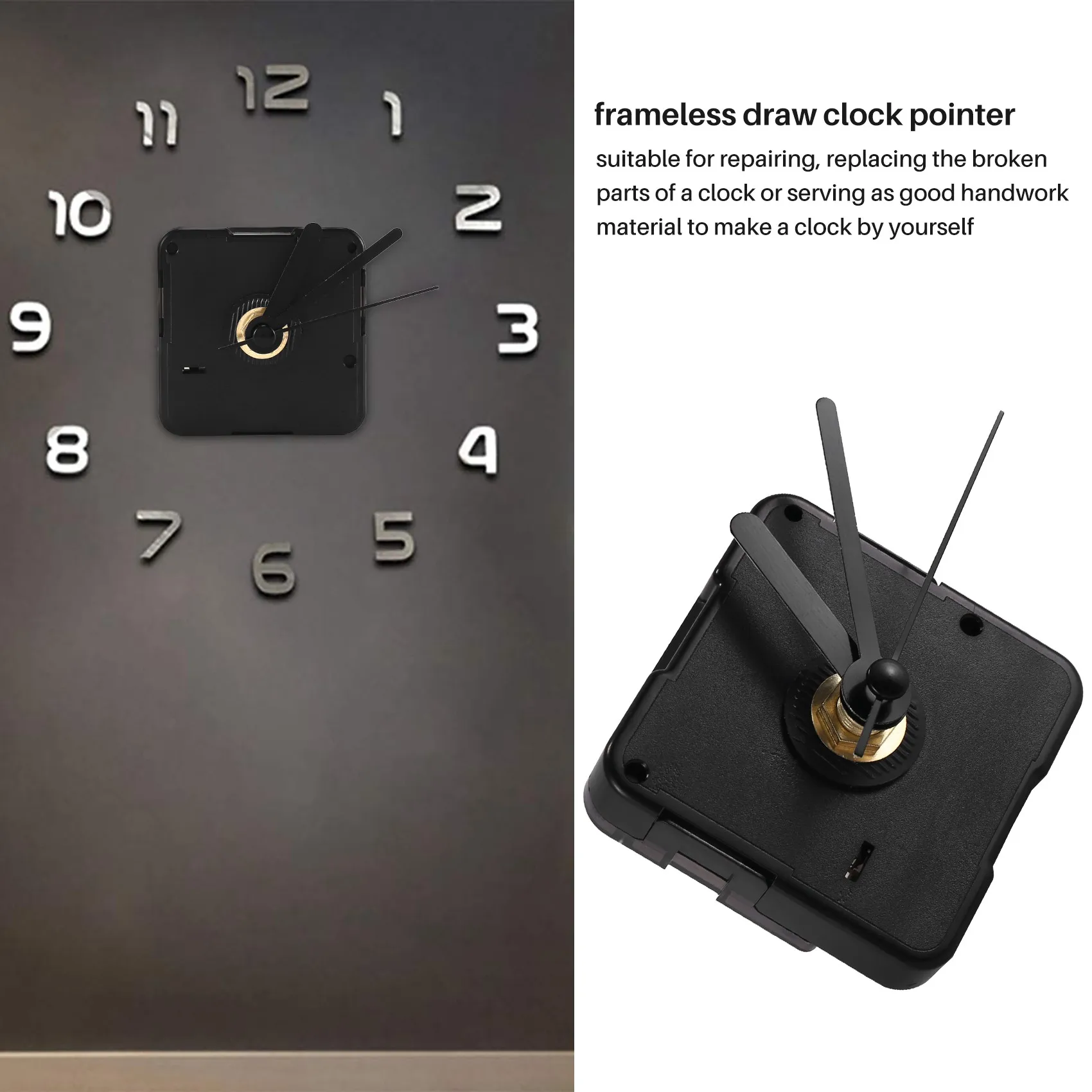 Часовой механизм с короткими стрелками максимальная толщина циферблата 4/ 25