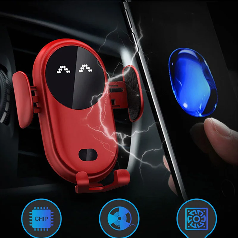 

Smart Car Wireless Charger Phone Holder Smart Automatic Sensor Car Phone Holder Wireless Charger Phone Holder EIG88
