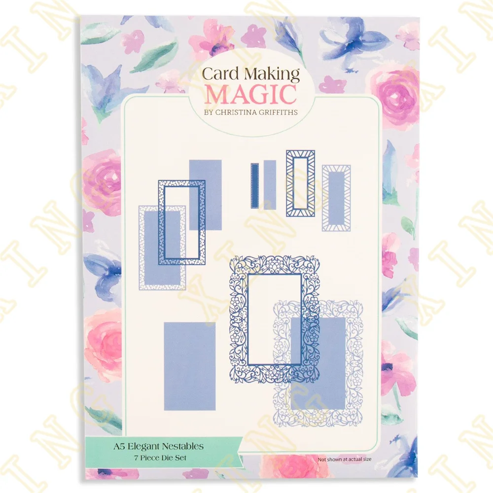 

New A5 Elcgant Nestables Metal Cutting Dies for Diy Scrapbooking Crafts Dies Cut Maker Photo Album Template Handmade Decoration