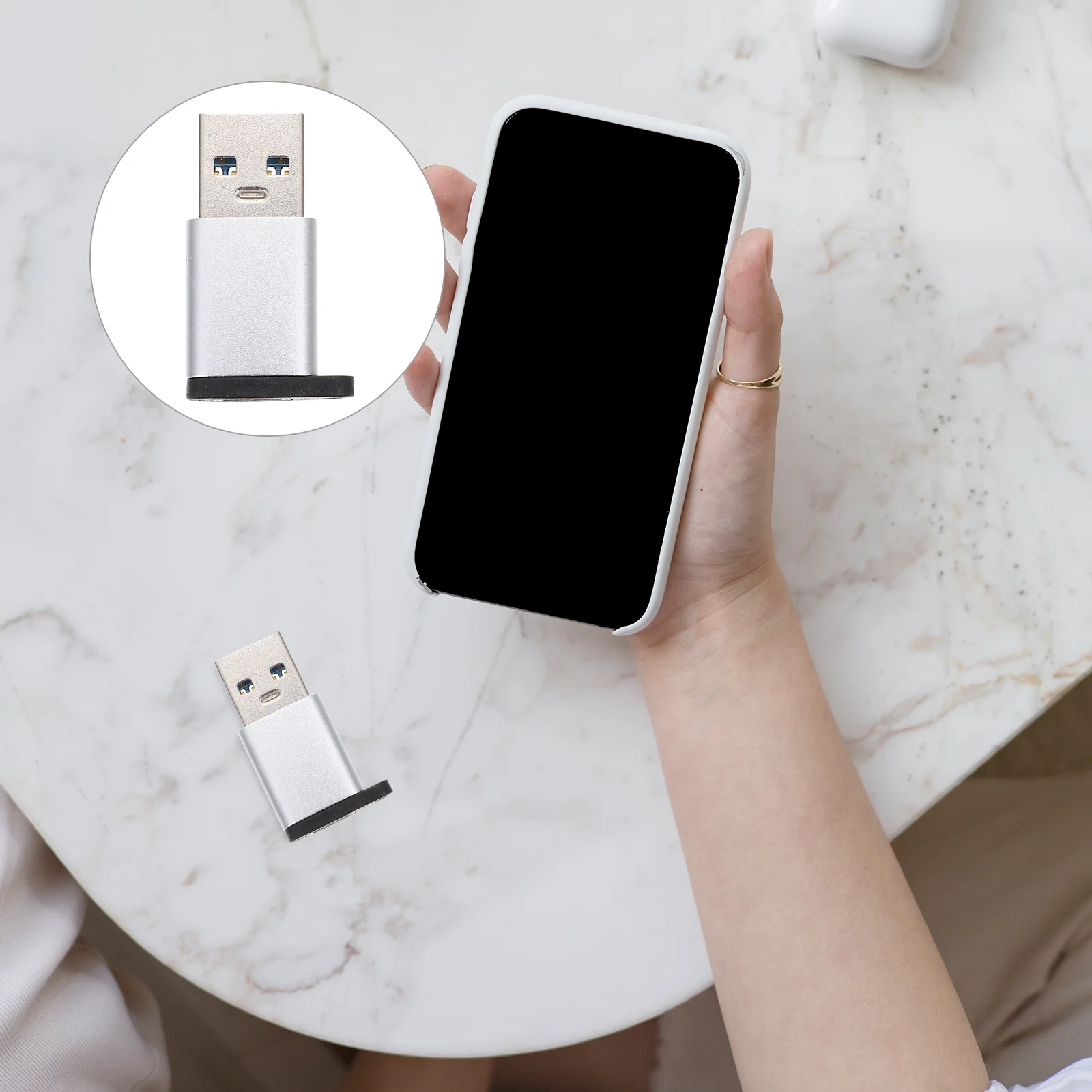 

5pcs USB-C to USB Adapter Converter for Computer Laptop Tablet Phone Accessory