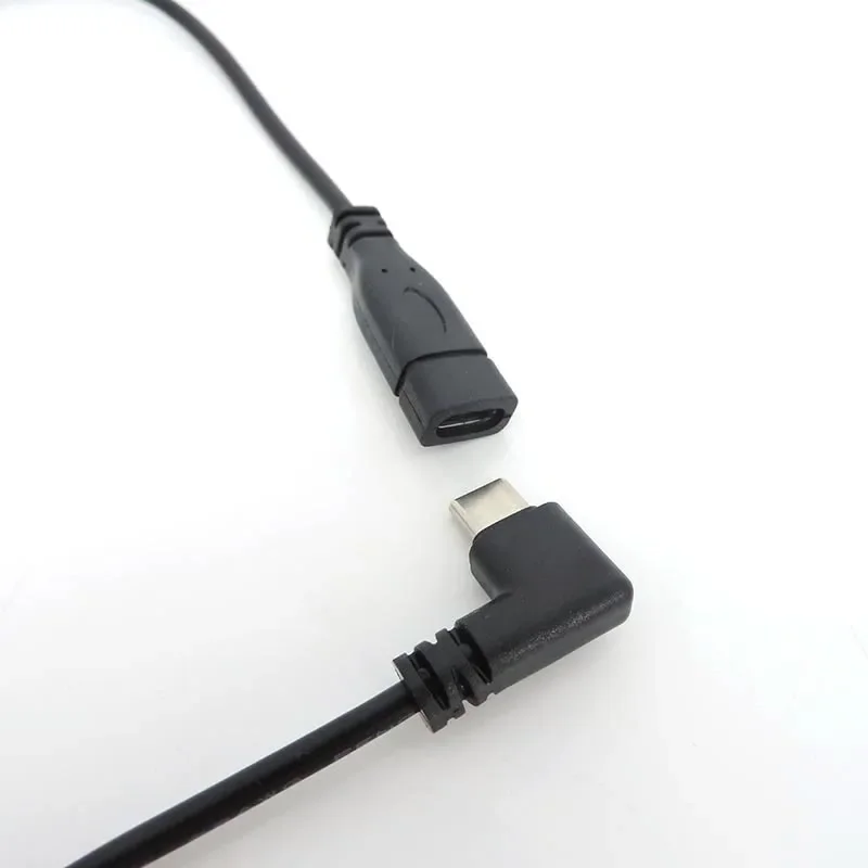 2/4-жильный контактный провод USB 2.0 Тип C Мужской женский локоть Type-c Кабельный