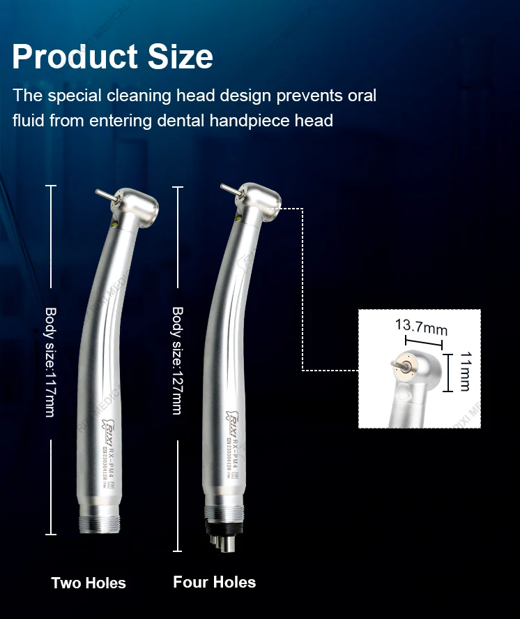 Высокоскоростной наконечник dent al RIXI Марка Турбинный светодиодный вмятин h и