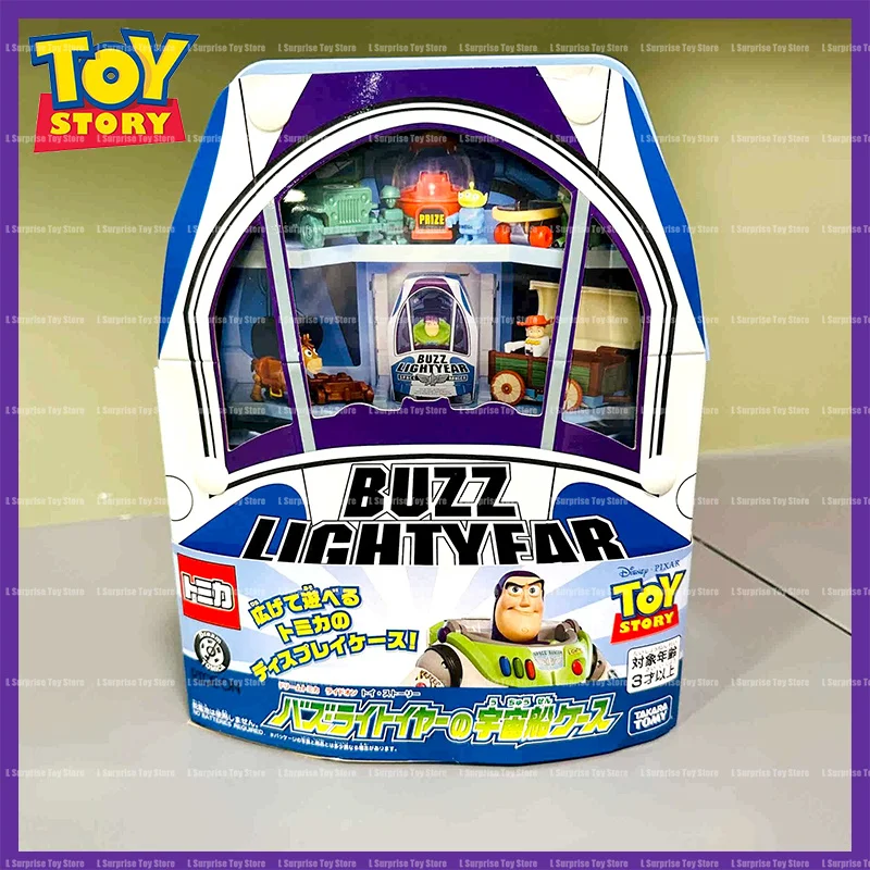 

Toy Story Figures Toys Buzz Lightyear Storage Box Anime Action Figure Doll Figurine Birthday Decoration Collection Gifts Kid Toy