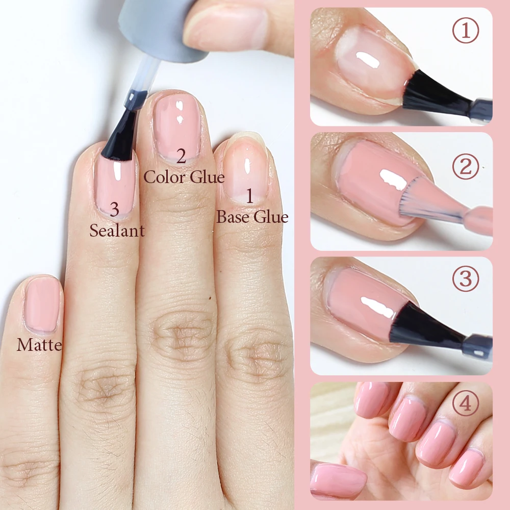 RG 6 шт. Набор 8 мл Оранжевая серия Гель-лак для ногтей Высококачественный продукт