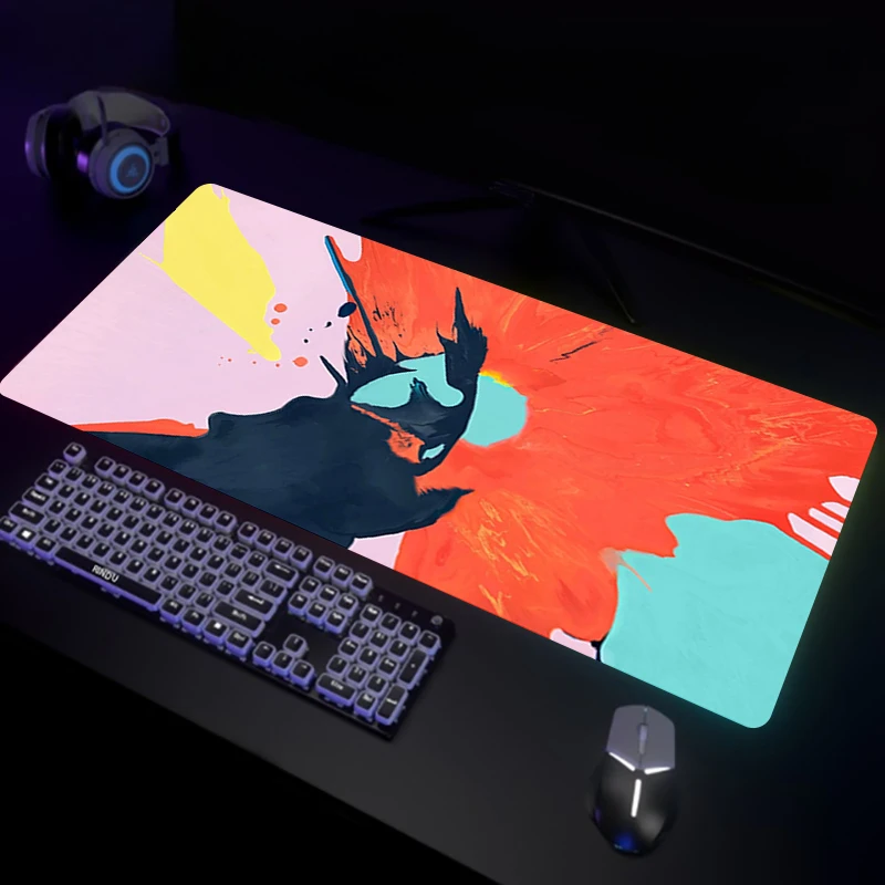 Коврик для клавиатуры, игровой коврик для мыши, дизайнерский большой коврик для мыши, игровой большой коврик для мыши с HD-принтом 500x1000 мм, большой Настольный коврик из натурального каучука, офисный ковер XXL