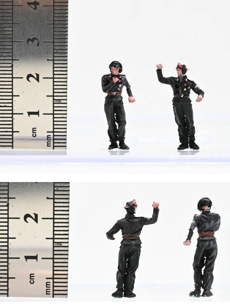 

1:72 Scale German Army Panzer Corps Commander 2 Figures Model Toy Ornament