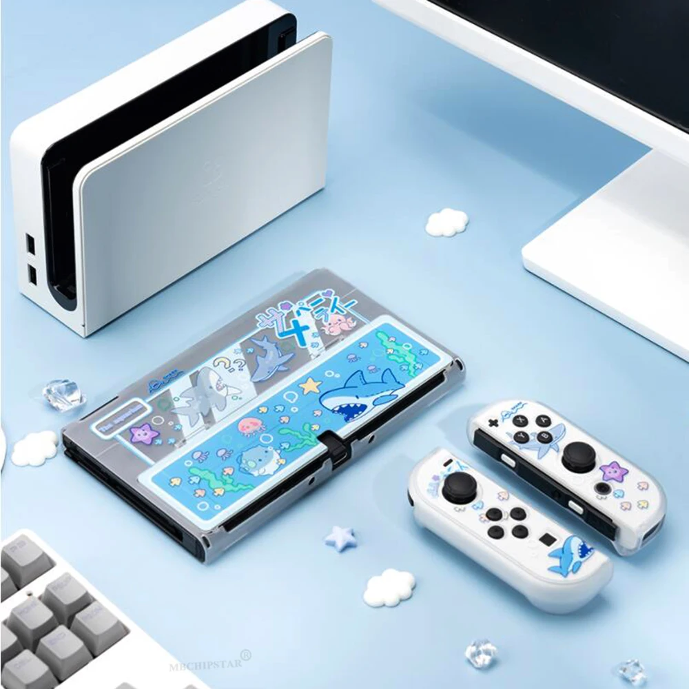 

For Nintendo Switch OLED Accessories Protective Shell NS Game Host Console PC All-inclusive Cover Protection Case Pouch
