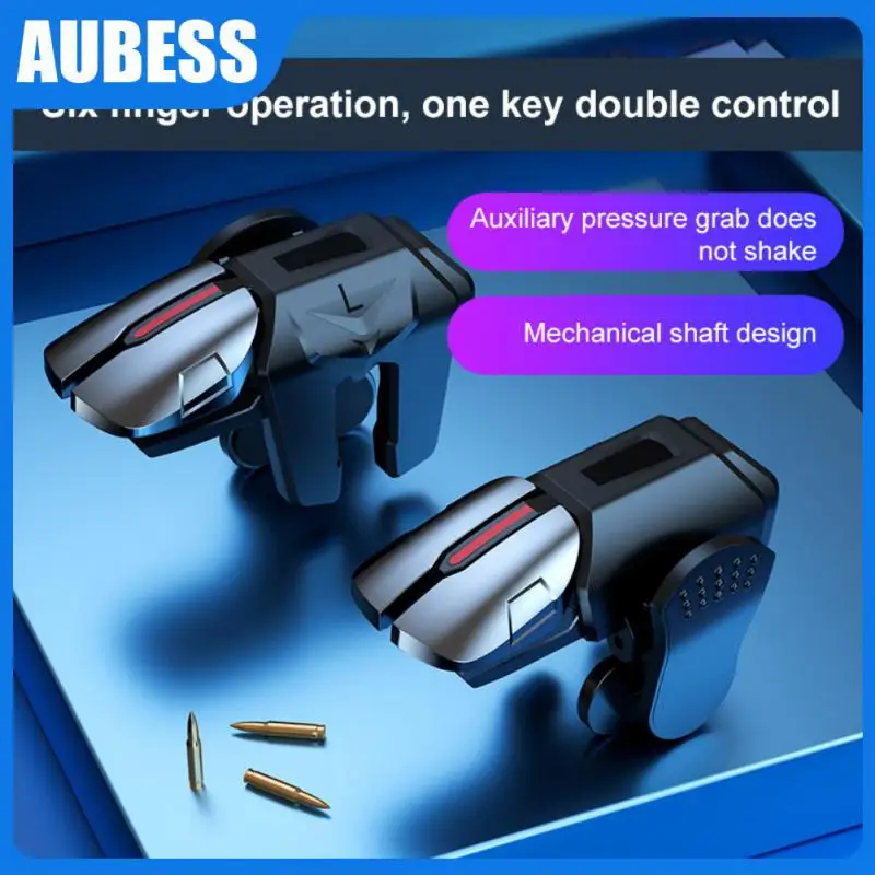 

For Pubg Alloy Gamepad L1r1 Key Button For Mobile Phone Ergonomic Mobile Game Trigger For Pubg Plug And Play For Pubg Controller