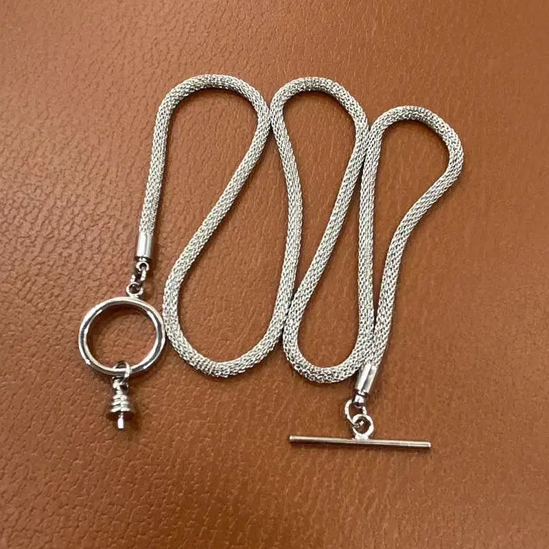 45cm Strong 2.5mm Snake Body Chain OT IQ Front Decorative Buckle Clasp 925 Silver For Pandent DIY Findings Made By Yourself