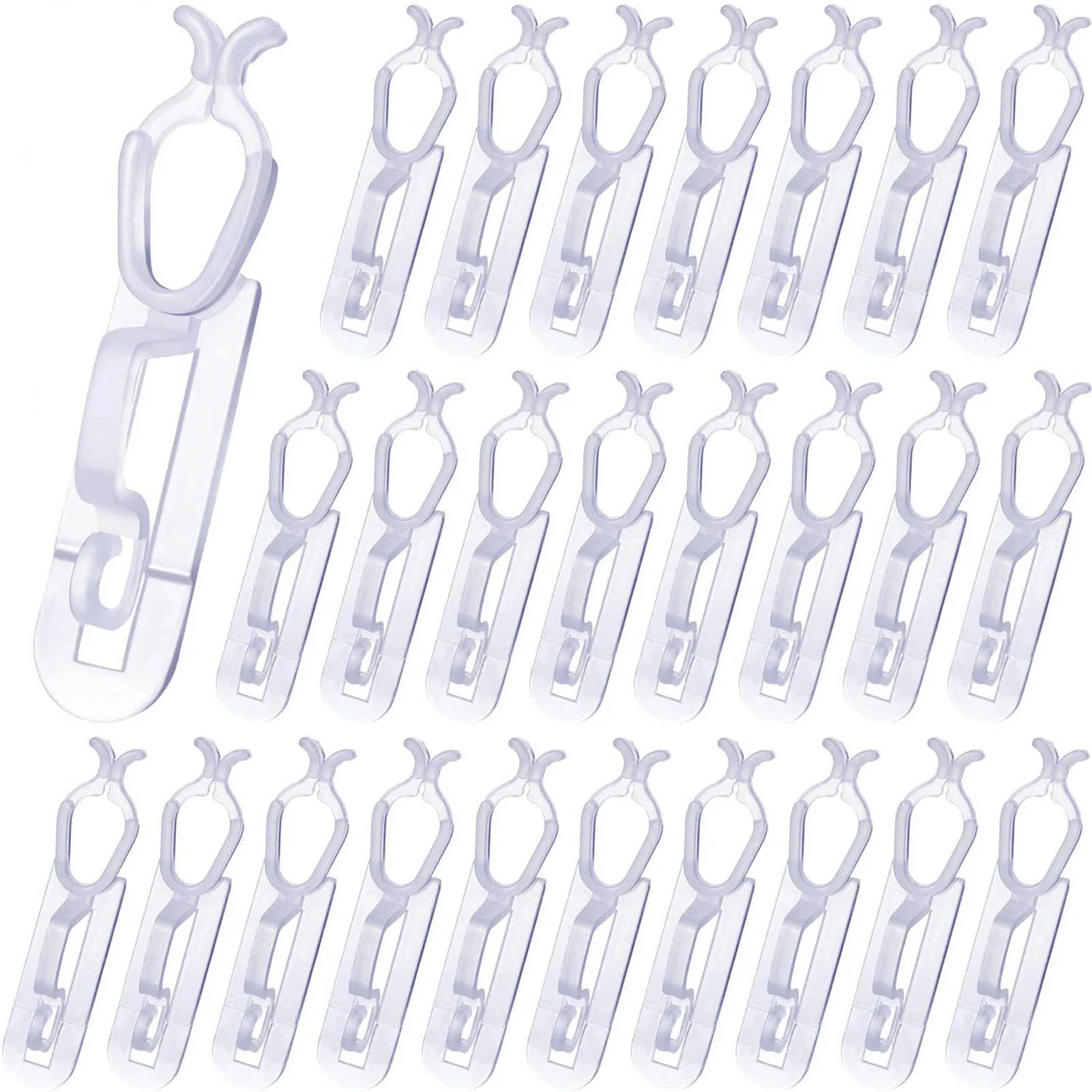 

100pcs Mini Gutter Hooks Outdoor Shingle Clips For C7 C9 Lamp Weatherproof Hooks For Festival Decoration String Light Reusable