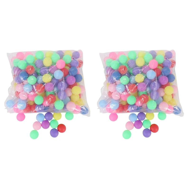

300Pcs/Pack Colored Ping Pong Balls 40Mm Entertainment Table Tennis Balls Mixed Colors Beer Pong Balls Game