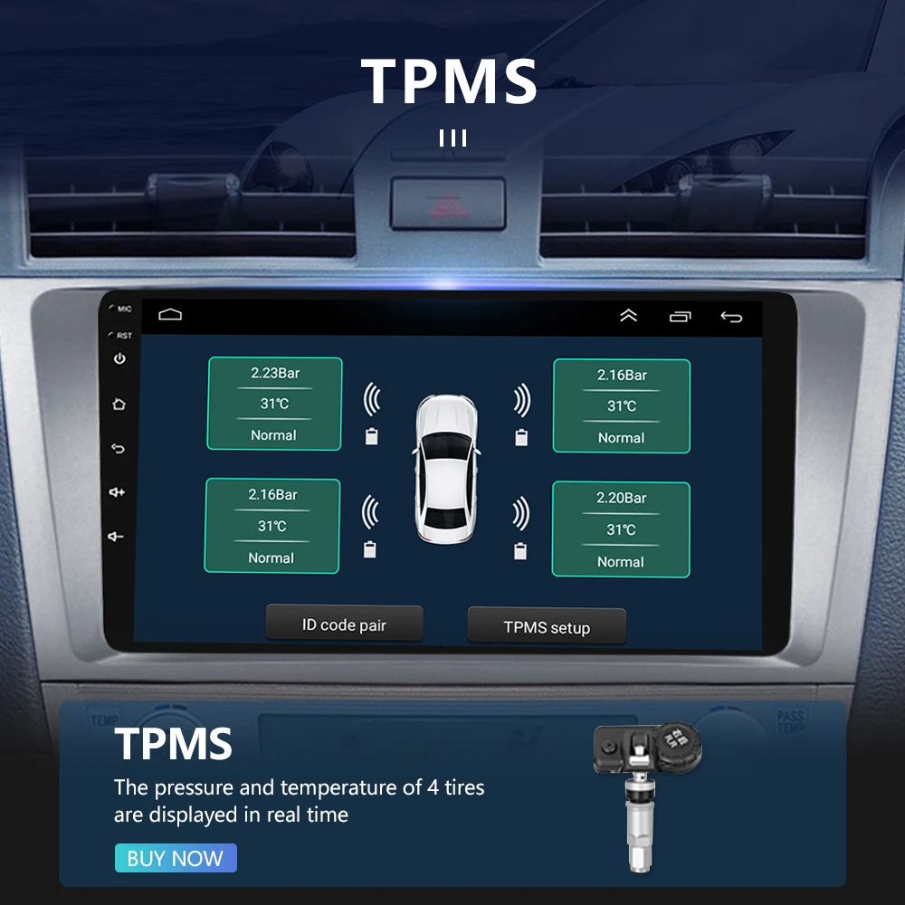 Автомагнитола Podofo 9 дюймов 4G + WiFi Android 10 0 мультимедийный видеоплеер для Toyota Camry 7 XV 40