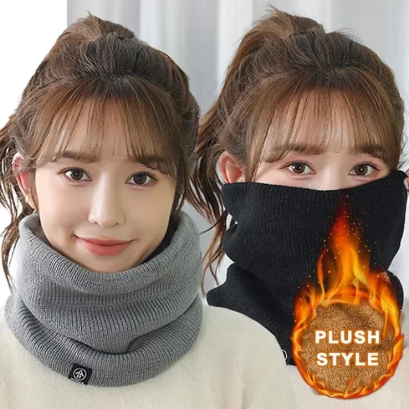 Мягкий теплый шарф для шеи рыбалка катание на коньках бег спортивный маска лица