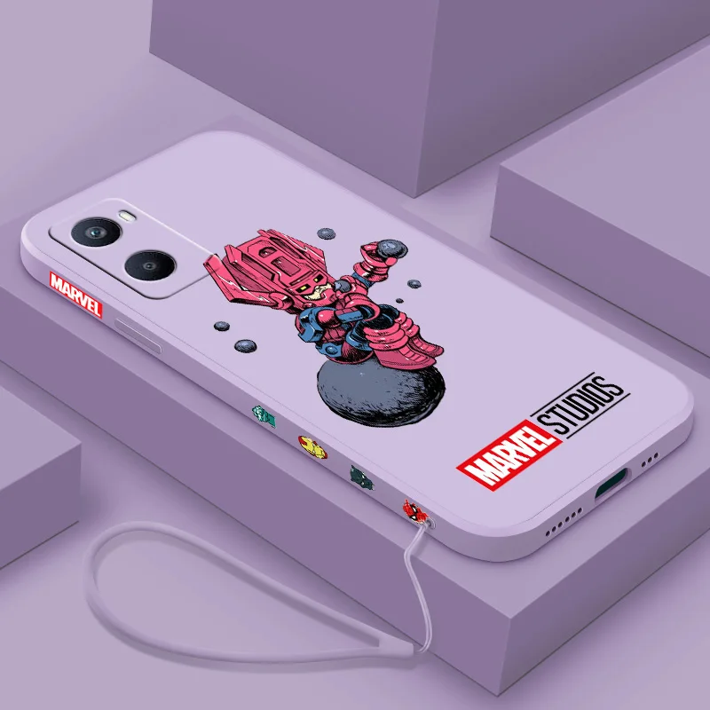

Marvel Avengers Celestials For OPPO A96 A94 A93 A77S A76 A74 A73 A72 A57E A57S A56S A54S 2022 Liquid Left Rope Phone Case
