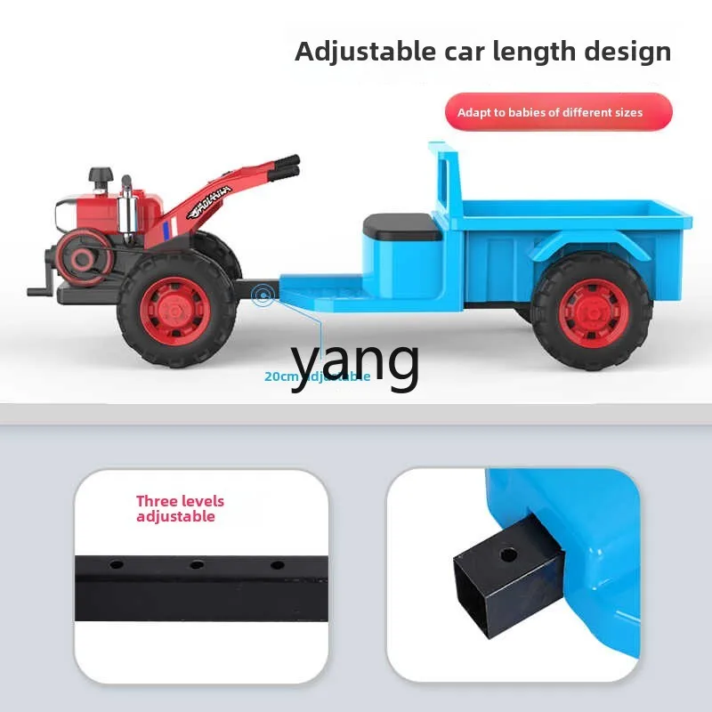 CX прогулочный трактор электрическая игрушечная машинка может сидеть людей с