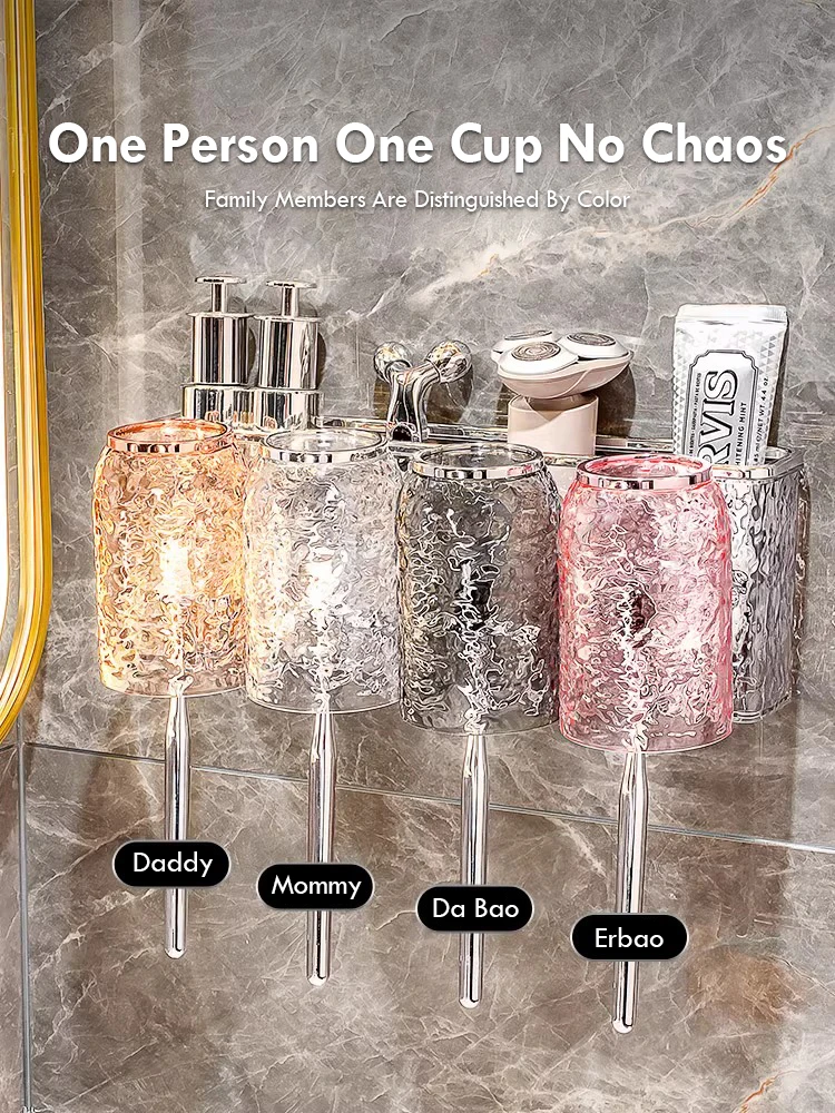 Стеллаж для хранения зубных щеток в ванную комнату многофункциональный Набор