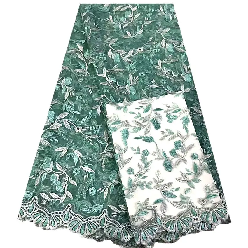 

african women elegant luxury wedding Mesh Tulle Net Lace brocade kente fabric jacquard voile lace fabric switzerland dress