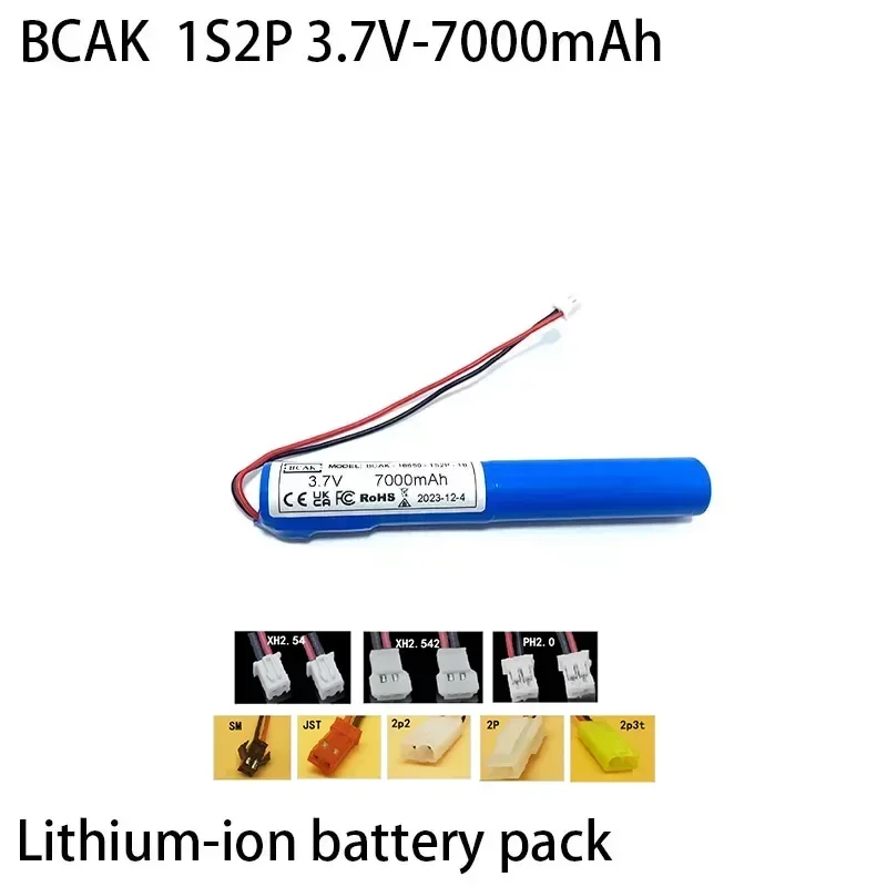 BCAK 18650 3 7 В 7000 мАч литиевая батарея 1S2P две батареи подключенные параллельно для