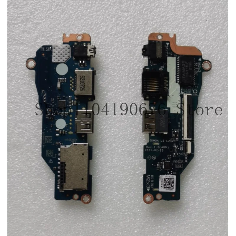 LS-L242P для Dell Vostro 3510 3511 3515 USB аудиопорт устройство чтения ввода-вывода печатная