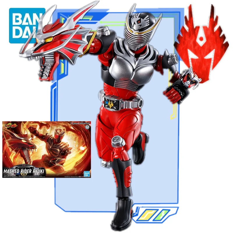 

Bandai Original Figure-rise Standard Masked Rider Ryuki Anime Figure Model Joints Movable Action Figure Toys Gifts for Friend